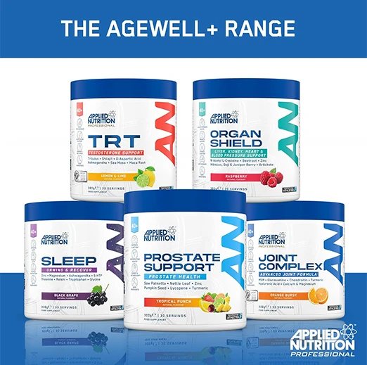 Applied Nutrition Advance Organ Shield Support Supplement For Over 40s 300g | 30 Servings | Respberry