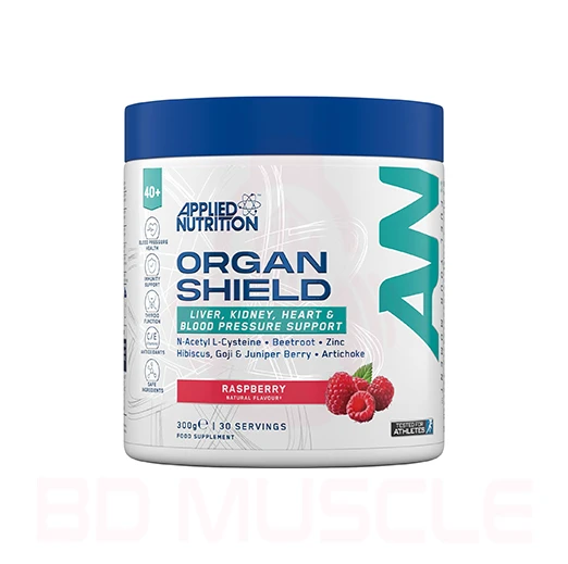 Applied Nutrition Advance Organ Shield Support Supplement For Over 40s 300g | 30 Servings | Respberry