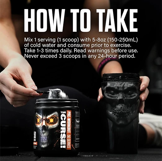 JNX SPORTS THE CURSE Powerfull Pre Workout