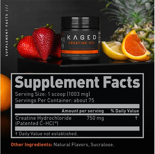 KAGED MUSCLE CREATINE HCL POWDER