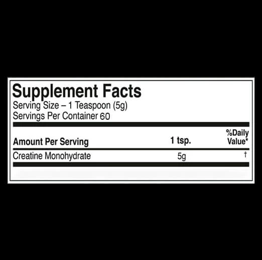 KEVIN LEVRONE GOLD CREATINE UNFLAVOURED 300 Gram 60 Servings