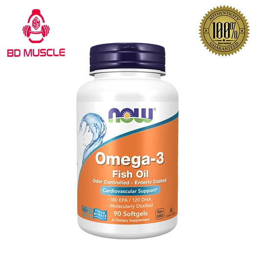 Now Foods Supplement Omega 3 180 EPA /120 DHA (1000 Mg) 200 Softgel