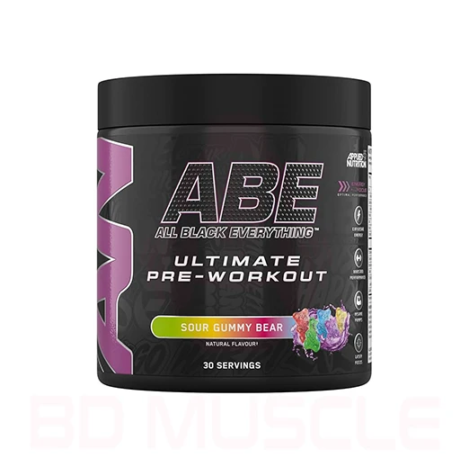 Applied Nutrition ABE- ALL Black Everything Extremely Potent Pre-Workout Powder 375 Gram (30 Serving)