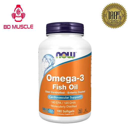 Now Foods Supplement Omega 3 180 EPA /120 DHA (1000 Mg) 200 Softgel