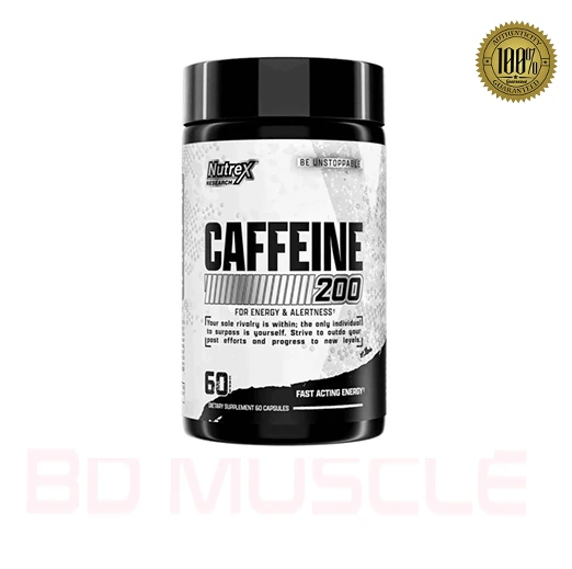 NUTREX CAFFEINE 200mg per Capsule 60 Serving